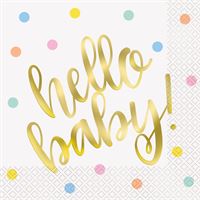 Lautasliina ''Hello Baby'' (16 kpl 33x33cm)