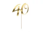 Kakkukoriste ''40'' Kultainen
