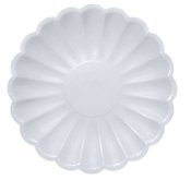 Aaltoreunainen Lautanen Vaaleansininen (6kpl) 23cm