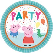 Lautanen Peppa Pig (8 kpl 23cm)