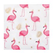 Flamingo-paperiset lautasliinat, 20 kpl