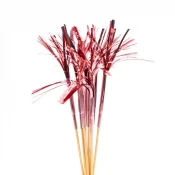 10 kpl foliotikkua, 24cm, ruusukulta