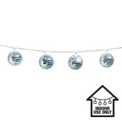 LED-valonauha disco-pallot, 140cm