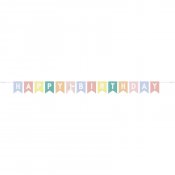 Banneri Yksisarvinen "Happy Birthday" 2,13m