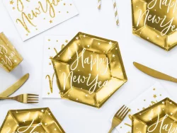 Lautanen ''Happy new year'' 6 kpl