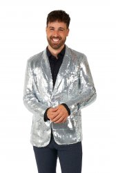 Hopea  glitterpaljettibleiseri M