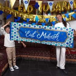 Polyesteri banneri ''Eid Mubarak''