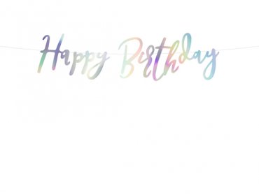 Irisoiva Banneri ''Happy Birthday'' (16,5x62cm)
