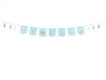 Banneri Tupsuilla Sininen ''Oh Baby'' (2.5m)