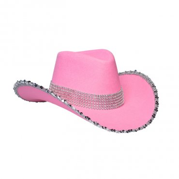 Cowboy hattu Bling Pinkki
