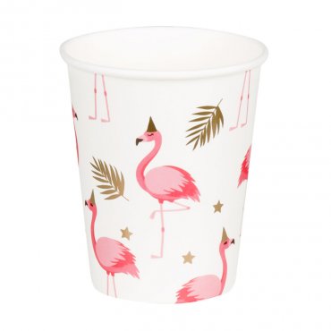 Flamingo-paperimukit, 10 kpl