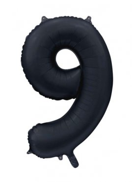 Folionumeropallo Satiini Musta 9 86cm
