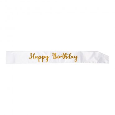 Olkanauha "Happy Birthday"