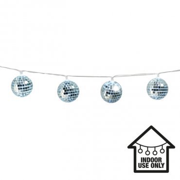LED-valonauha disco-pallot, 140cm