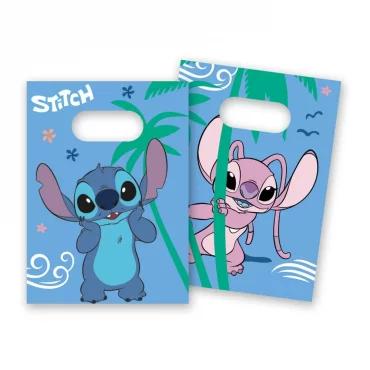 Lahjapussit Stitch (4 kpl 16cm x 22cm)