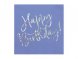 Lautasliina Sininen ''Happy Birthday'' (20 kpl 33x33cm)