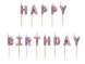 Kakkukynttil Ruusukulta "Happy Birthday"