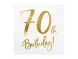 Lautasliina ''70th Birthday'' (20 kpl 33x33cm