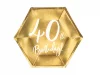 Lautanen \'\'40th Birthday\'\' (6 kpl 20cm)