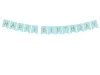 Vaaleansininen Banneri \'\'Happy Birthday\'\' (15x175cm)