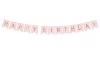Vaaleanpunainen Banneri \'\'Happy Birthday\'\' (15x175cm)