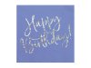 Lautasliina Sininen \'\'Happy Birthday\'\' (20 kpl 33x33cm)
