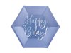 Lautanen Sininen \'\'Happy B-Day\'\' (6kpl 20cm)
