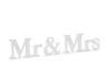 Puinen Kirjoitus \'\'Mr & Mrs\'\' 55x9.5cm)