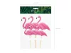 Flamingo-kakkukoristeet, 6 kpl
