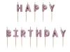 Kakkukynttil Ruusukulta \"Happy Birthday\"