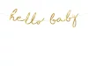 Banneri Kulta \'\'hello baby\'\' (18x70cm)