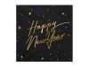 Lautasliina Musta \'\'Happy new year\'\' 20 kpl
