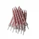 Healmiispinkit kynttilt pidikkeill 12kpl