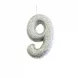 Glitter Hopea kynttil 9