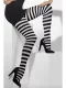 Opaque tights, musta & valkoinen